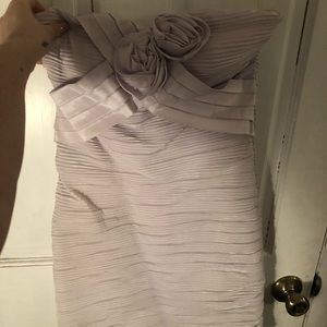 White mini dress